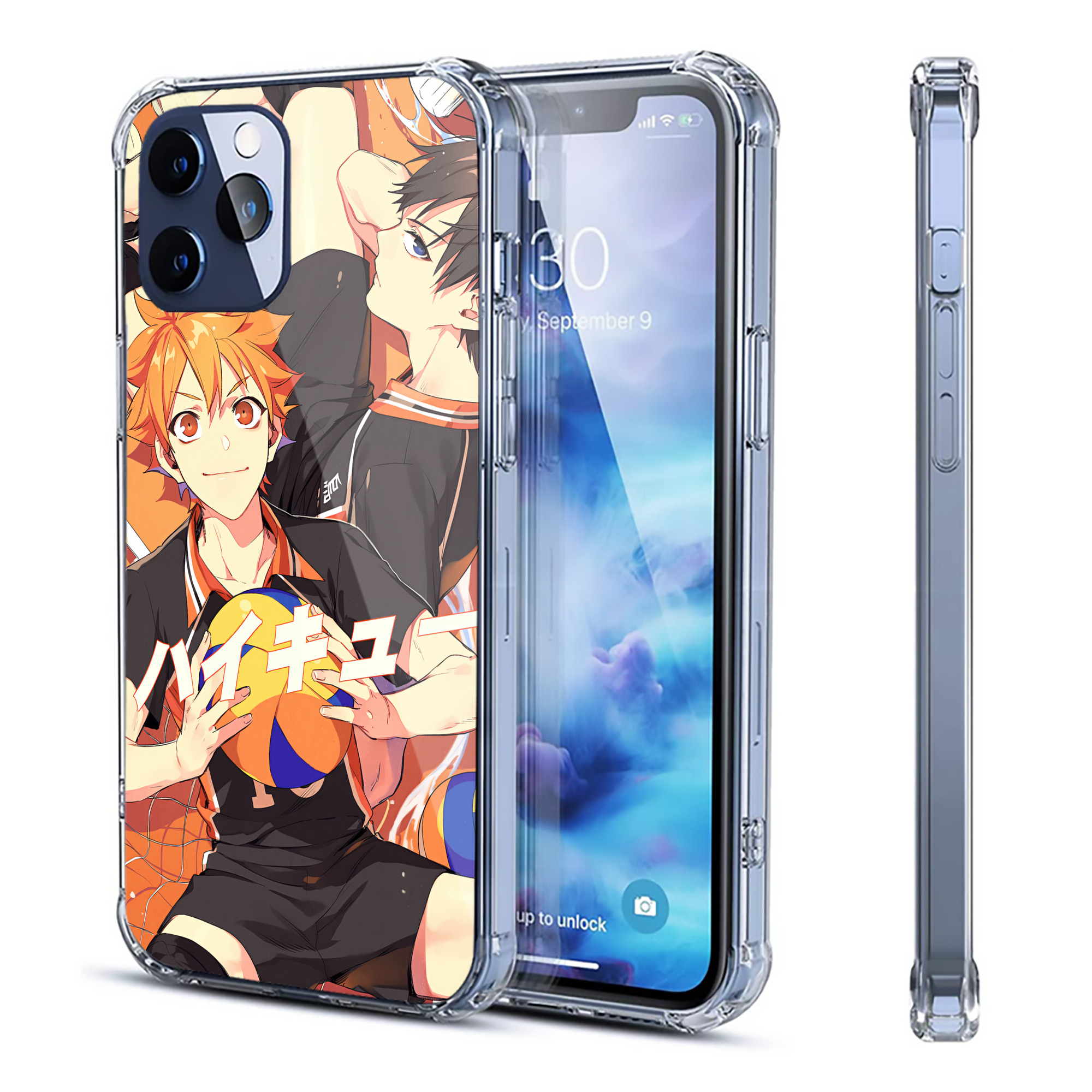 （画像用） ハイキュー!! Haikyu!! 【iPhone 12シリーズ対応】透明スマホケース（クリアソフトケース）